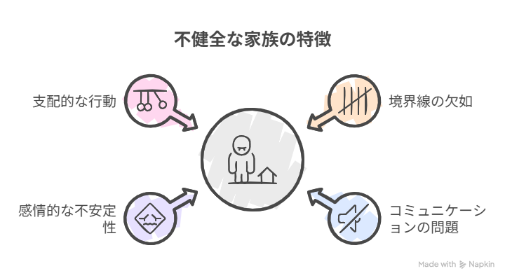 %E4%B8%8D%E5%81%A5%E5%85%A8%E3%81%AA%E5%AE%B6%E6%97%8F%E3%81%AB%E3%81%AF%E5%A2%83%E7%95%8C%E7%B7%9A%E3%81%8C%E3%81%AA%E3%81%84 visual selection 親子間の共依存と親の支配：健全な関係を阻害する毒親の影響